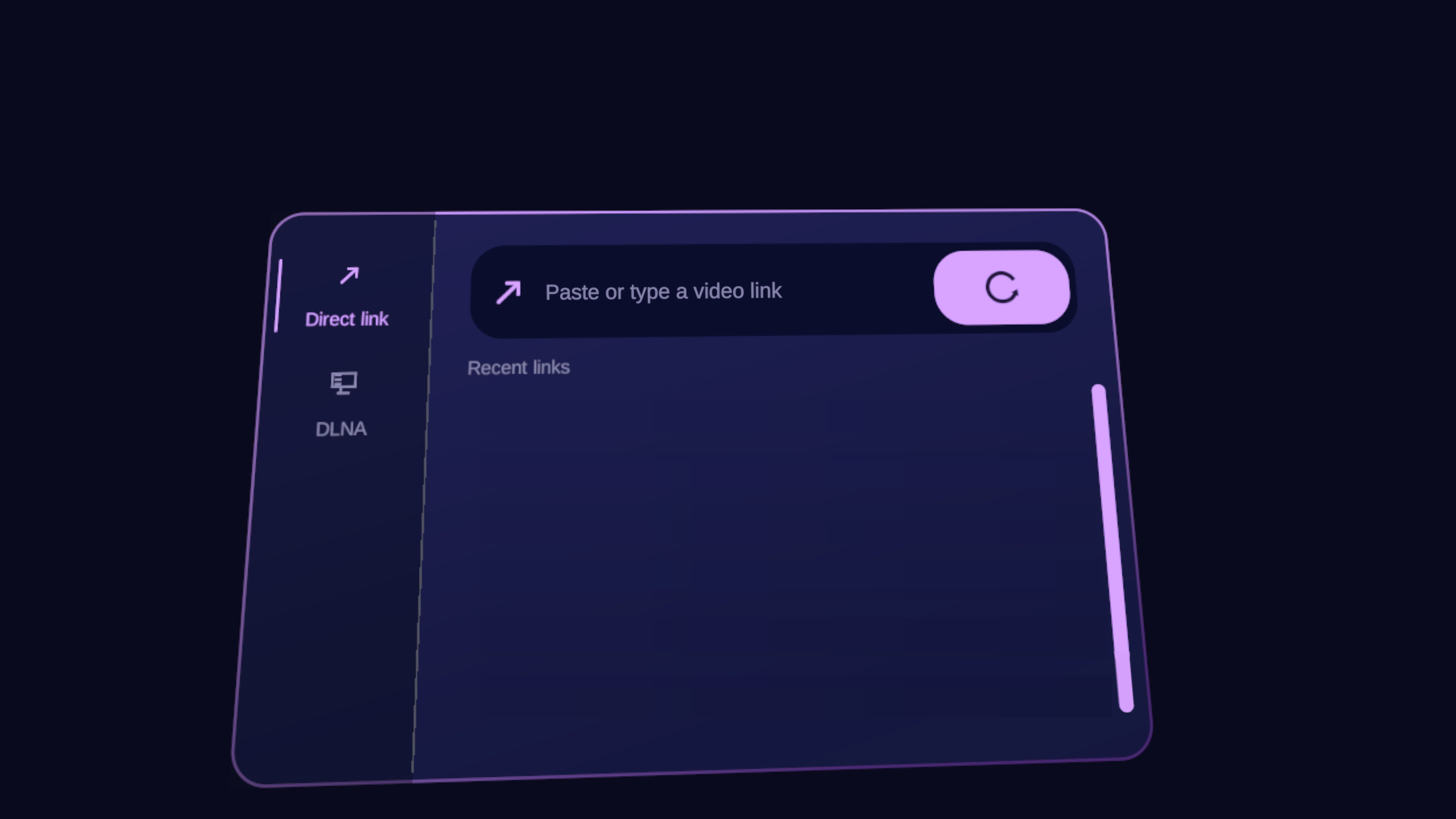 PasteToPlay — address bar